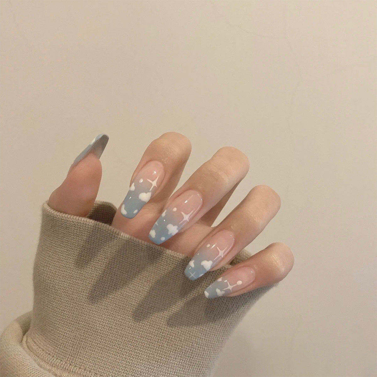 Wearing Nails Finished Soft Nails - False Nails