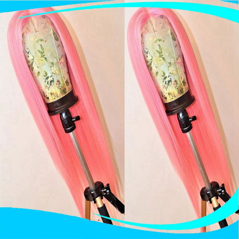 High temperature silk chemical fiber front lace wig hood