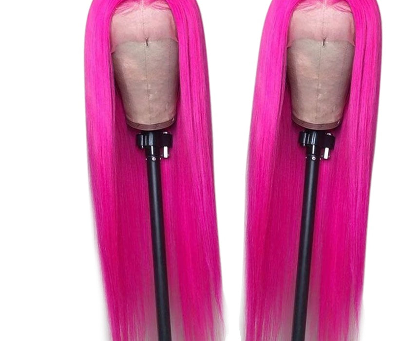 High temperature silk chemical fiber front lace wig hood