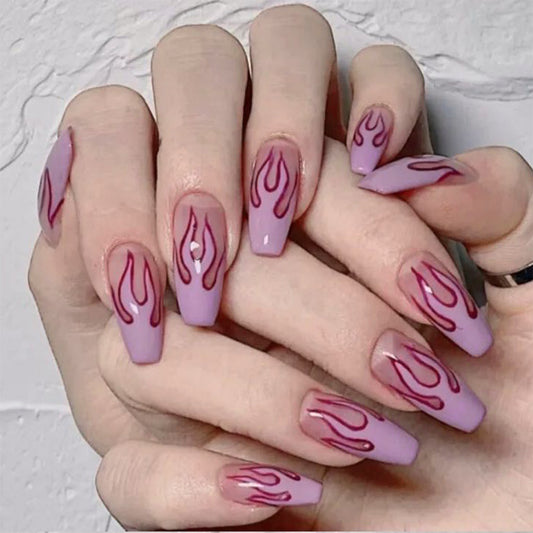 Wearing Nails Finished Soft Nails - False Nails