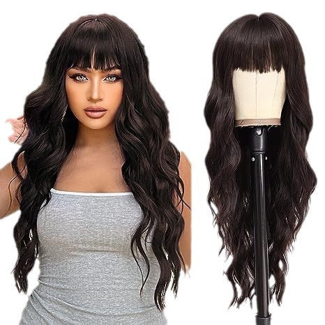 Fashion Air Bangs Long Curly Wig
