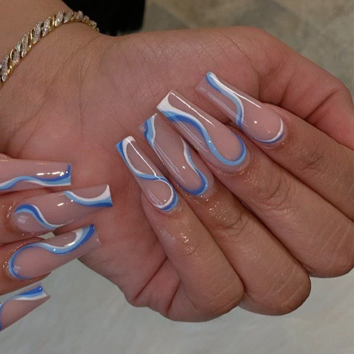 Wearing Nails Finished Soft Nails - False Nails